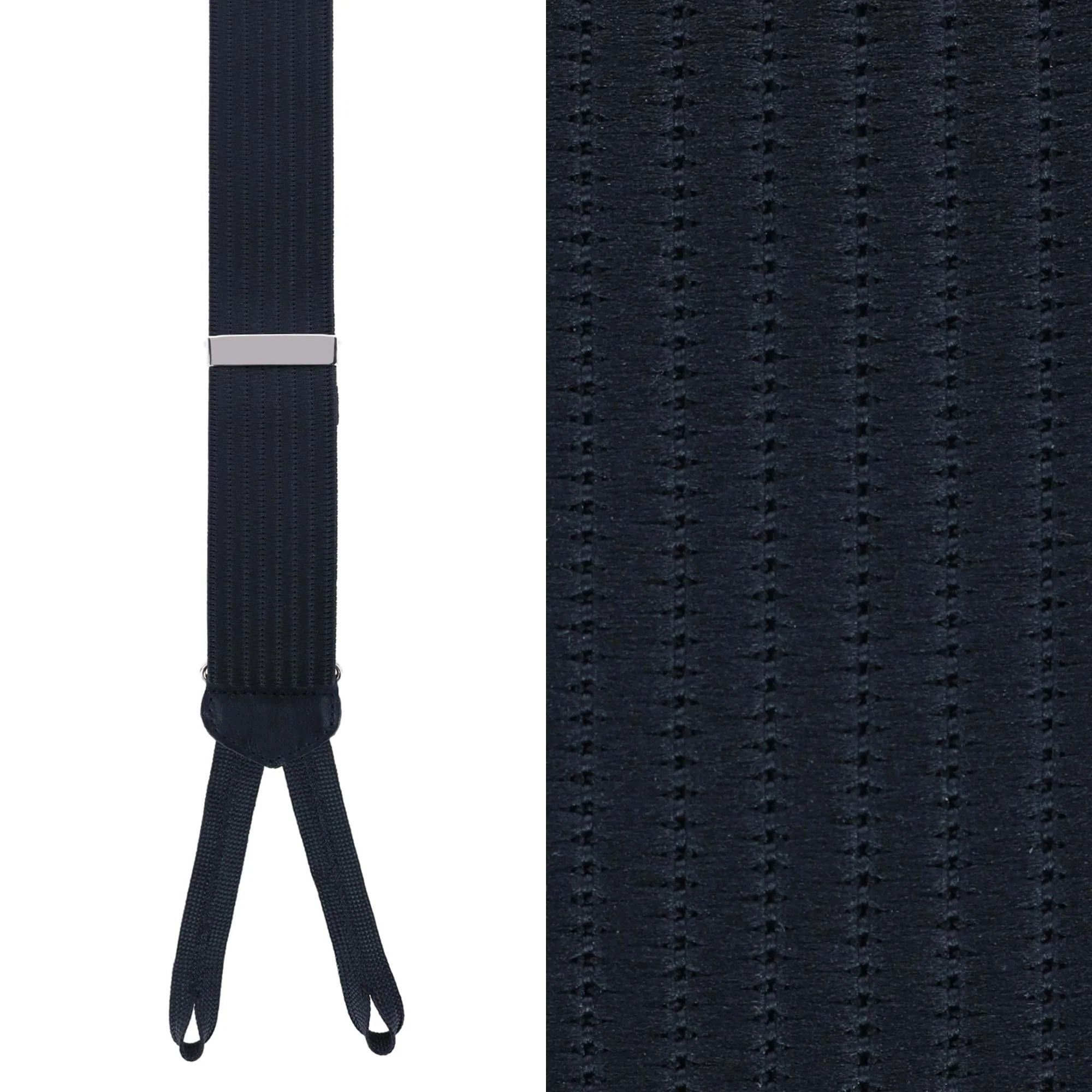 Regal Formal Black Stretch Suspenders