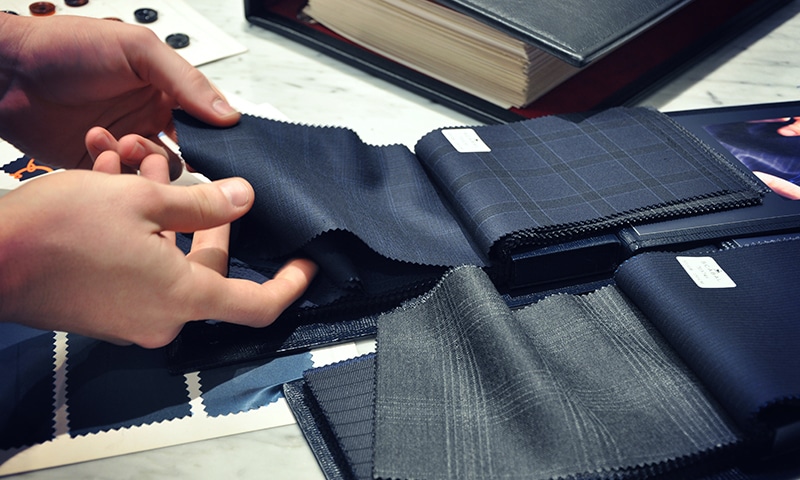 Michael Andrews Bespoke Experience - Fabric selection