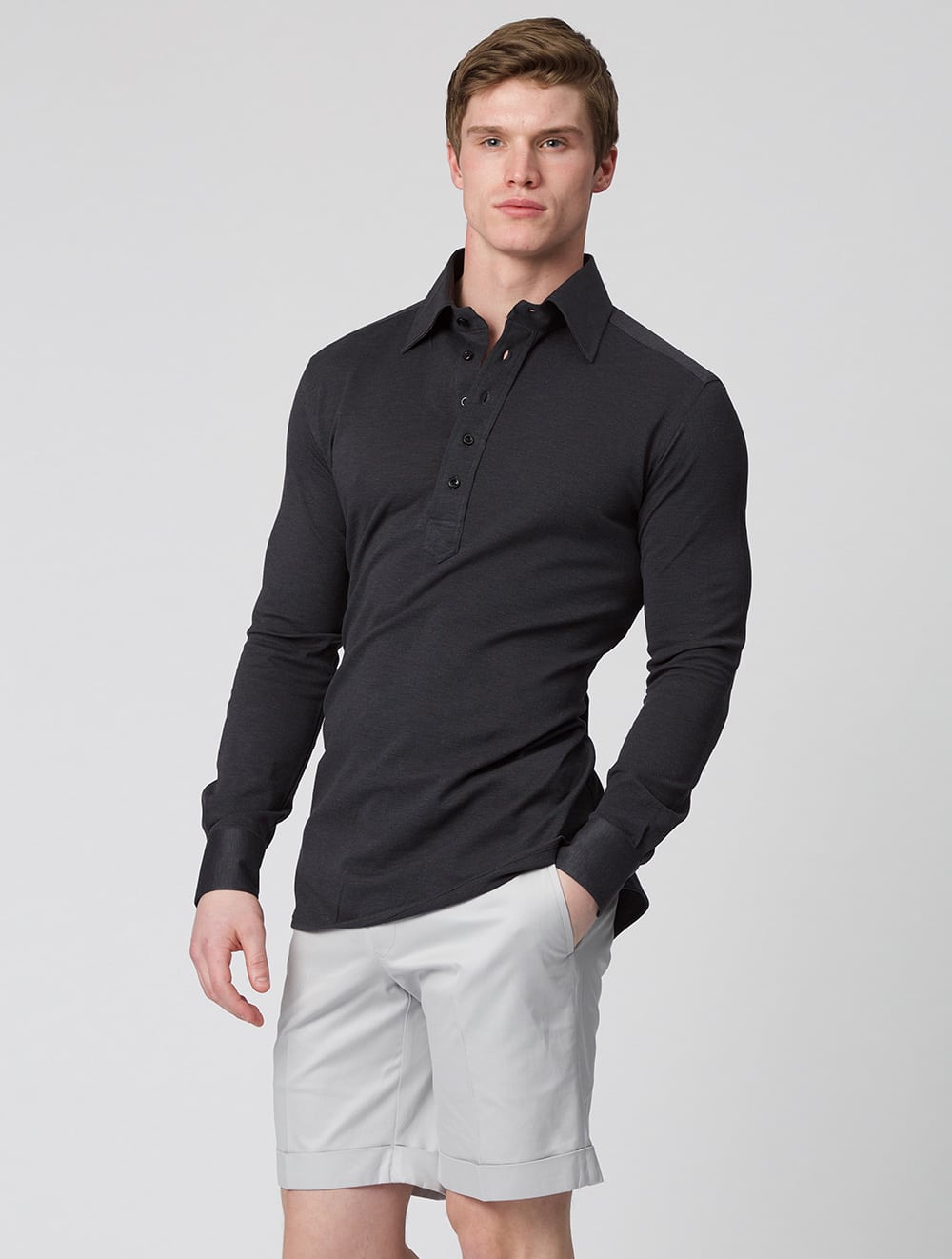 Casual, Custom Black Polo