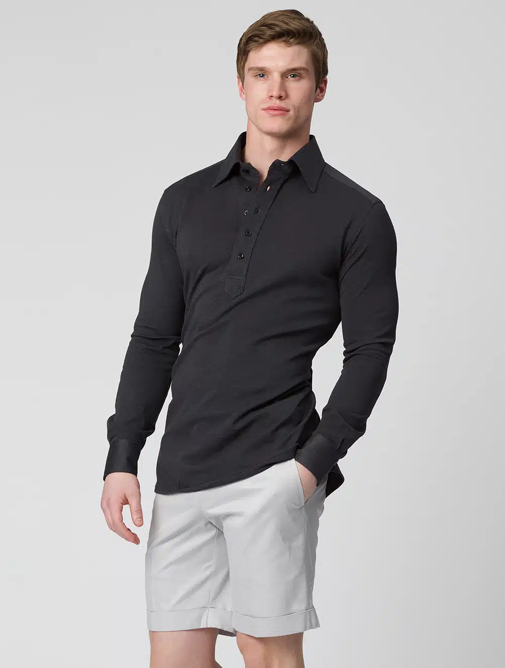 Casual, Custom Black Polo Casual, Custom Black Polo