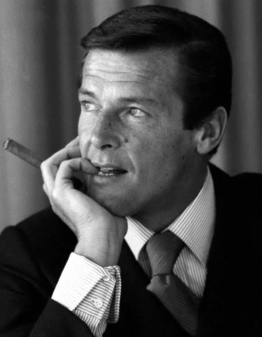 Sir Roger Moore as James Bond