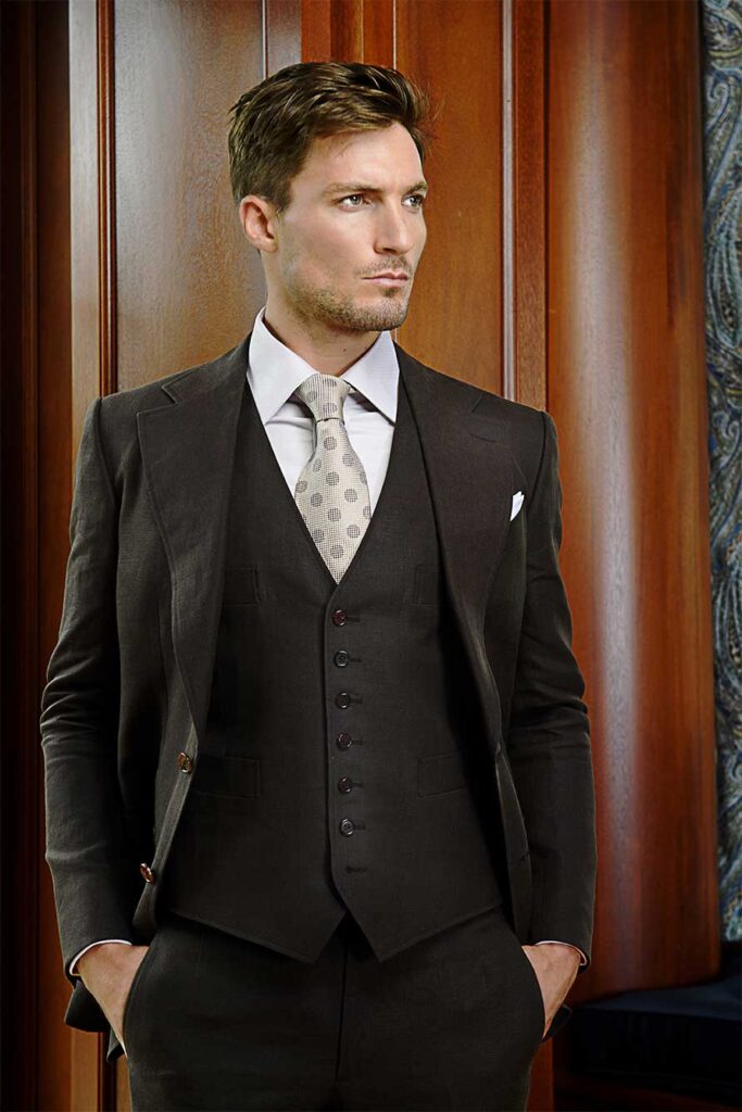 Bobby in Brown 3-Piece Suit