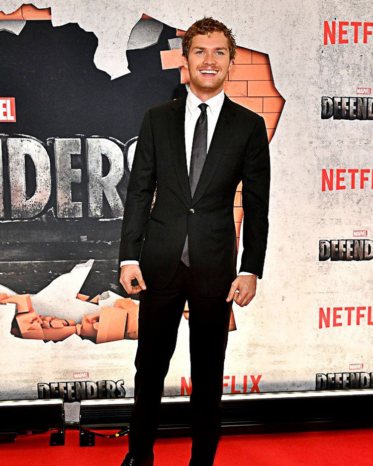 Finn Jones - Defenders, Suit from Michael Andrews Bespoke - custom suits nyc bespoke tailor midtown, noho