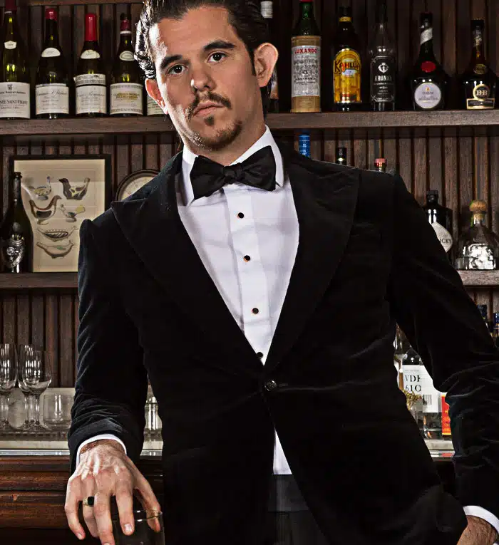 Cory in Black Tie Holiday Party Attire