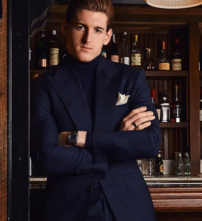 Dean's Look in Social Holiday Party Attire