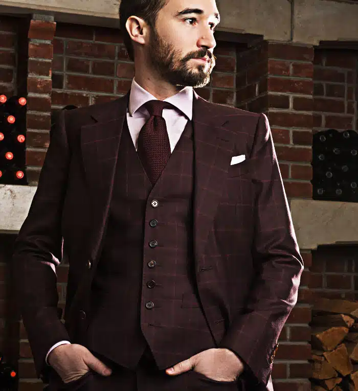 Julien's Look in Business Holiday Party Attire