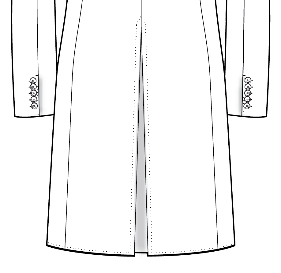 2-Inverted Box Pleat illustration