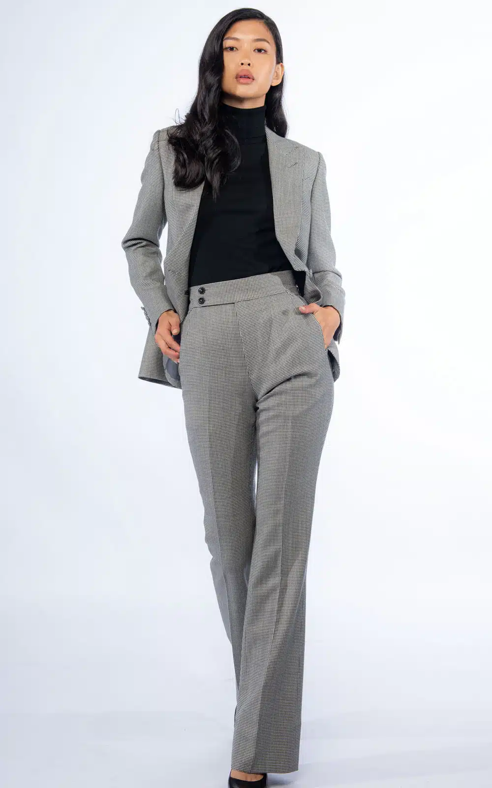 Women's Custom Houndstooth Suit
