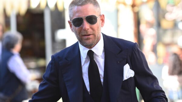 Lapo Elkann in Blue Suit