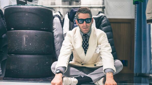 Lapo Elkann in White Jacket