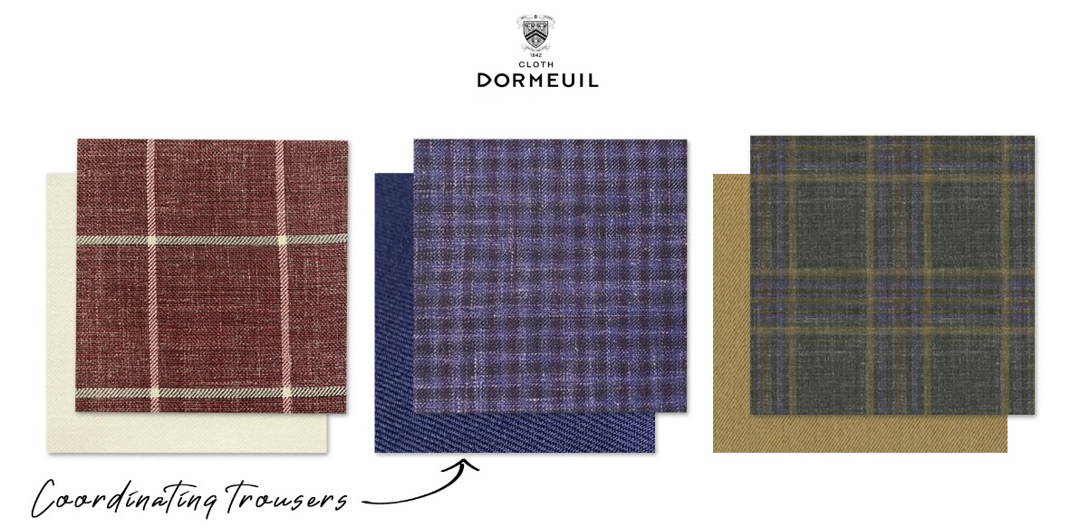 Dormeuil fabric swatches