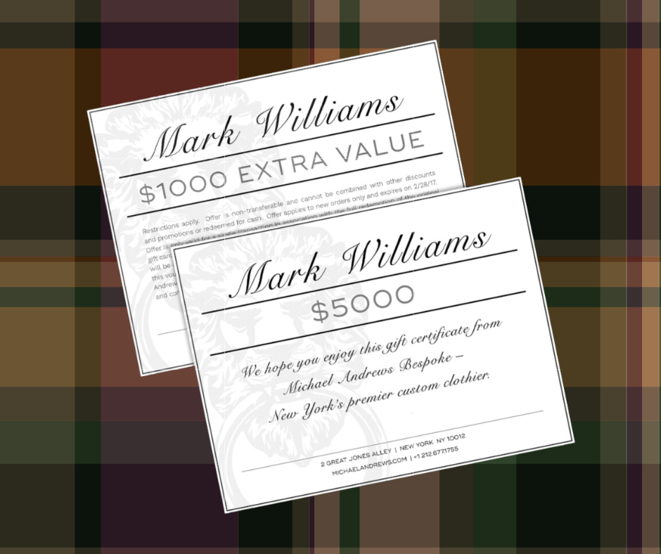 red-minimalist-arm-muscle-strong-logo-facebook-post - Virtual Gift Card - custom suits nyc bespoke tailor