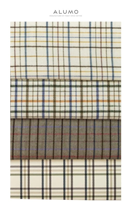Alumo Cashmerello Flannel Shirting fabric samples for Michael Andrews Bespoke Alumo Cashmerello Flannel Shirting fabric samples for Michael Andrews Bespoke