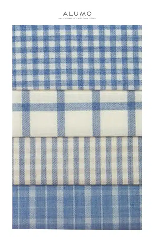 Alumo Cashmerello Flannel Shirting fabric samples for Michael Andrews Bespoke