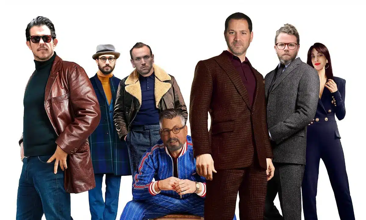 The Gentleman Movie Sweaters Team Shot Michael Andrews