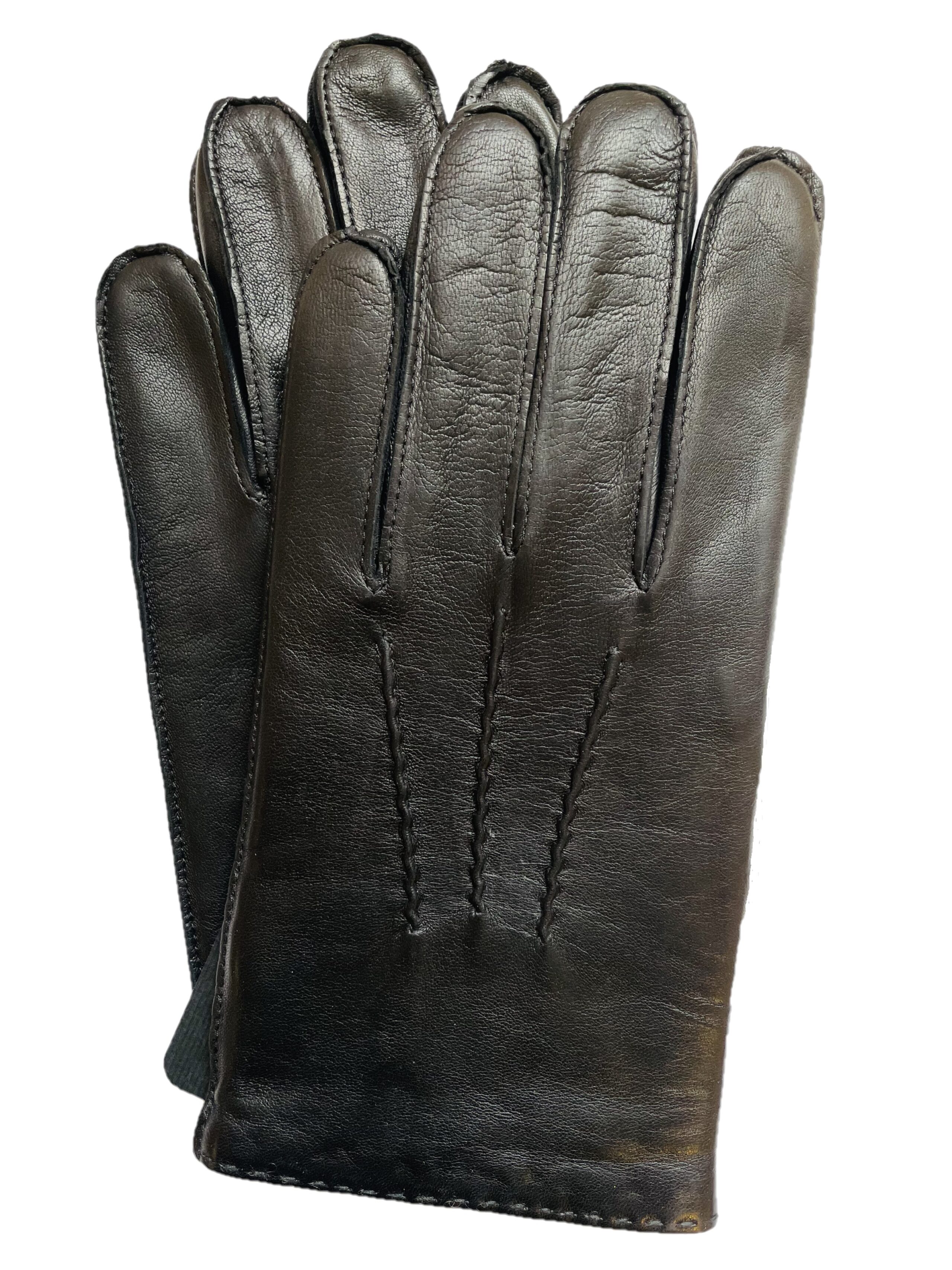 Handsewn Lambskin Black Dress Gloves | Michael Andrews Bespoke