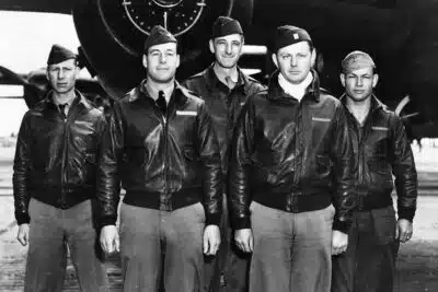 Classic image of men in Bomber Jacket, History of Bomber Jacket