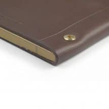 Peru Brown La Compagnie du Kraft Smooth Leather Notebook