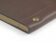 (product) Peru Brown La Compagnie du Kraft Smooth Leather Notebook