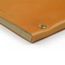 Gold La Compagnie du Kraft Leather Notebook
