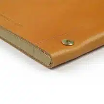 Gold La Compagnie du Kraft Leather Notebook
