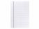 White Lined Paper Refill - La Compagnie du Kraft Leather Notebook