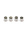 (product) Smokey Mother of Pearl Tuxedo Studs (White Rhodium)