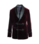 Burgundy Velvet Smoking Jacket
