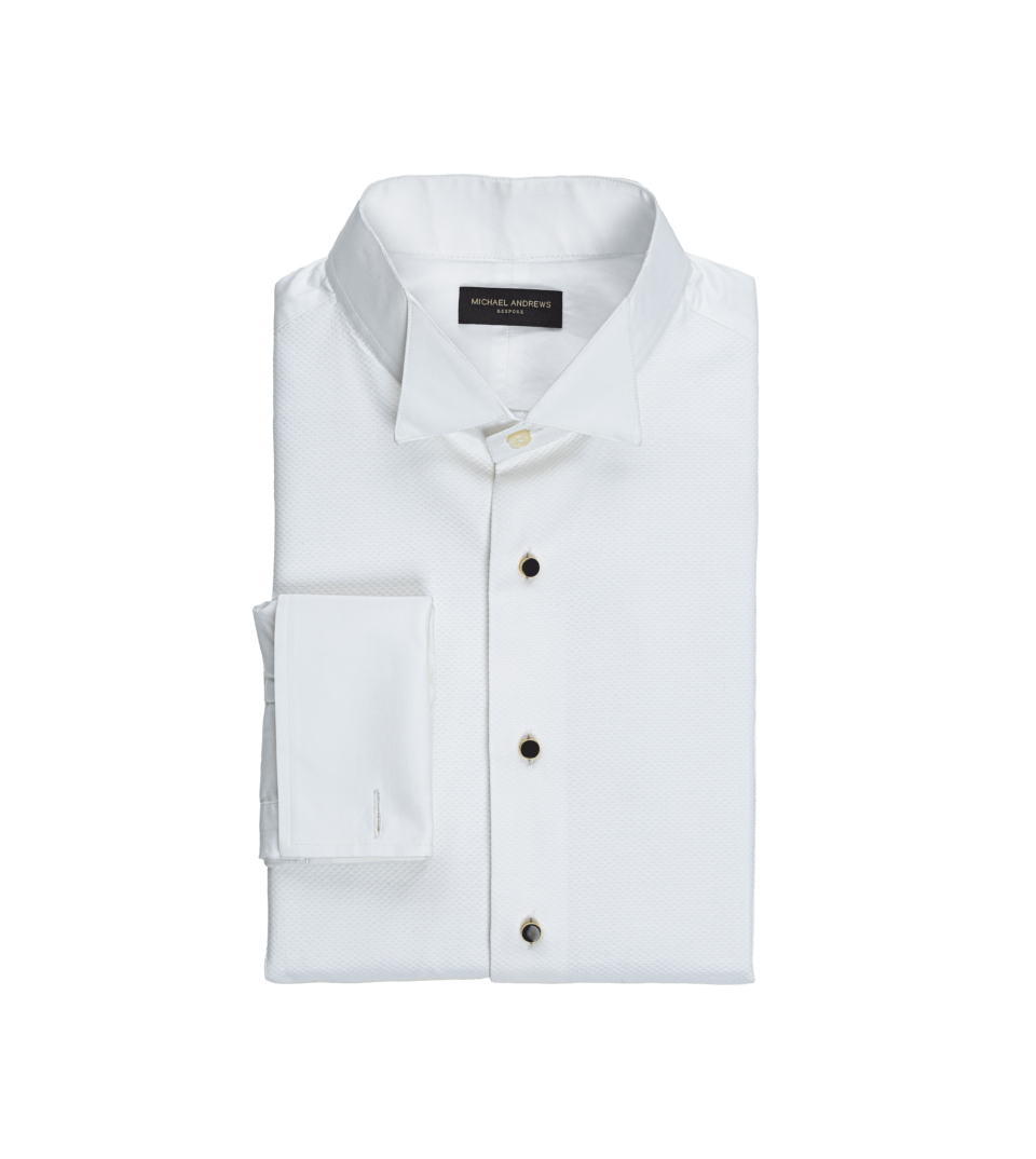 Wing Collar Tuxedo Shirt - He Spoke Style Shop
