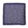 (product) Blue Retro Geometic Print Pocket Square