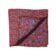 (product) Pink & Blue Geometric Dots & Floral Double Sided Pocket Square, folded