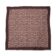 (product) Brown Small Floral Pocket Square