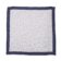 (product) Navy & Blue Geometric Pocket Square