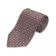 Brown with Blue and Tan Medallion Silk Necktie