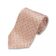 Tan with Brown and White Dots Silk Necktie