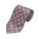Gray with Tan and Brown Paisley Silk Necktie