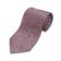 Blue, Pink and Ivory Geometric Cube Silk Necktie