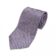 Blue, Purple and Ivory Geometric Silk Necktie