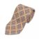 Black, Gold and Ivory Houndstooth Silk Necktie