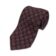 Burgundy with Blue And Gold Large Medallion Wool Necktie