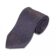 Navy with Brown and Light Blue Dots Silk Necktie
