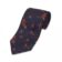 Navy Blue with Red and Tan Birds Silk Necktie - custom suits nyc bespoke tailor midtown, noho