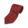 Red with Tan and Blue Birds Silk Necktie