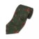 Green with Tan and Red Birds Silk Necktie