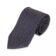 Dark Navy with Gray and Yellow Dots Silk Necktie