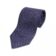 (product) Navy & White Geometric Silk Necktie, rolled