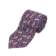 (product) Blue, Pink And Ivory Retro Geometric Silk Necktie