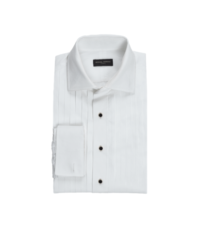 (product) Pleated Front Tuxedo Shirt by He Spoke Style