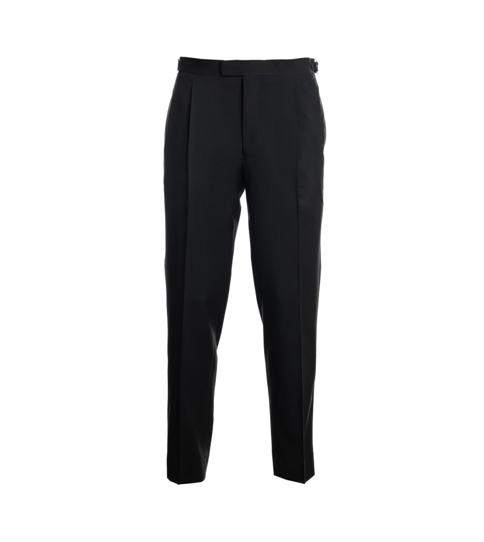 (product) Classic Black Tuxedo Pants, He Spoke Style