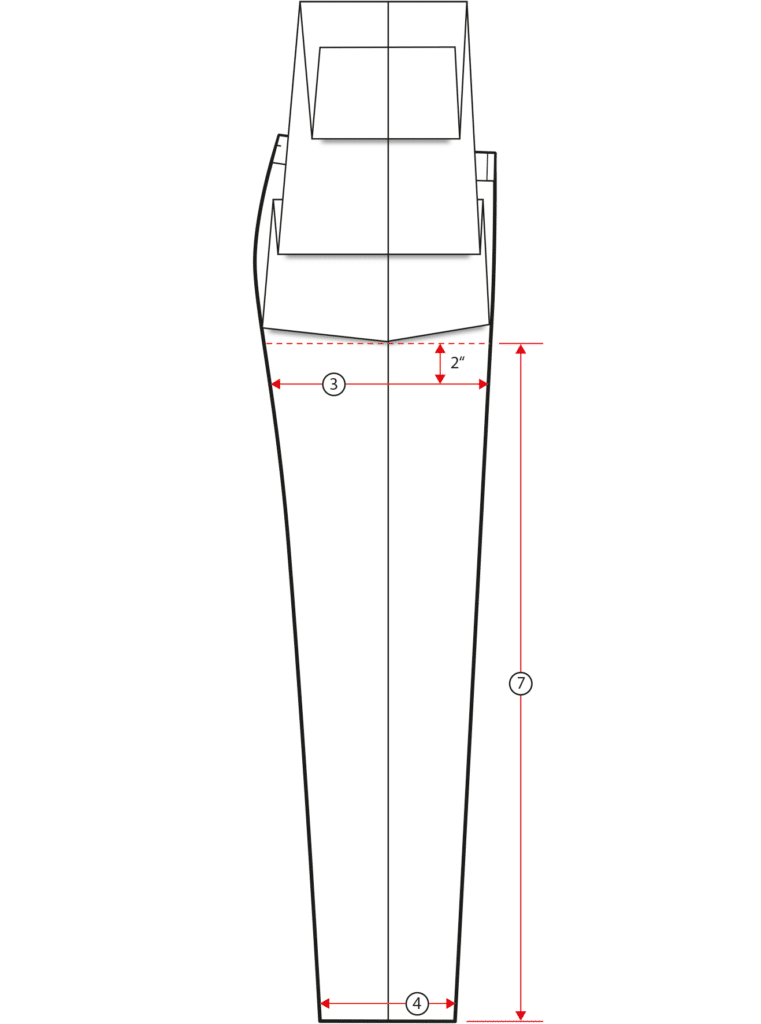 size chart pants open size chart pants open